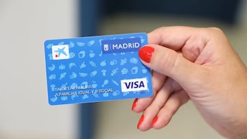Tarjetas Monedero de 150€ en Madrid: requisitos, en qué se puede gastar y cómo pedirlas