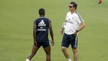 Lopetegui con Vinicius.