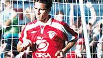 <b>GOLEADOR</B>. Marcó 33 goles en 80 partidos con el Terrassa.