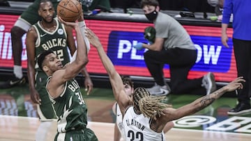 The Milwaukee Bucks level the series at 2-2 after beating the Brooklyn Nets 107-96. Kyrie Irving went down with an ankle injury in the 2nd Quarter.