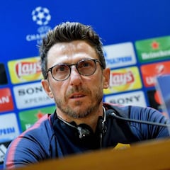 Di Francesco: "Haría un corta y pega del partido del Barça"