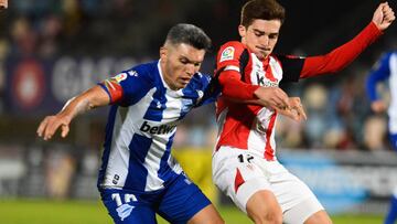 Dani Torres, en un partido con el Alavés.