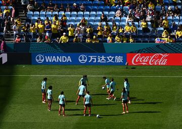 Mira las mejores imágenes del debut de la Selección Colombia en el Mundial Femenino de Australia y Nueva Zelanda ante Corea del Sur.