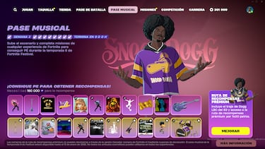 Snoop Dogg es la gran novedad de Fortnite Festival Temporada 6: resumen del nuevo contenido