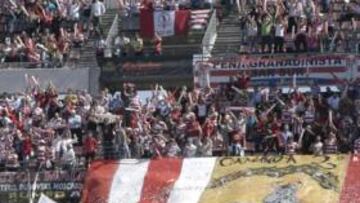 <b>AMBIENTAZO. </b>Los Cármenes espera una de las mejores entradas de la temporada.