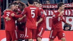 Sin James en cancha, Bayern gana y queda líder del grupo E