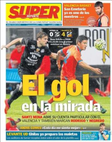 Portadas de la prensa deportiva