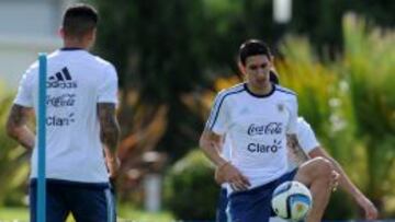Ángel Di María, el hombre llamado a ser el protagonista en el ataque argentino ante las ausencias de Messi, Tévez y Agüero