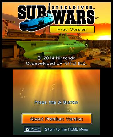 Captura de pantalla - Steel Diver: Sub Wars (3DS)