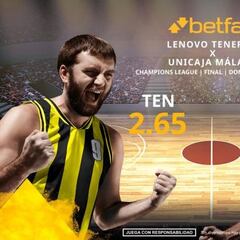 Lenovo Tenerife vs. Unicaja Málaga: horario, TV, estadísticas, cuadro y pronósticos