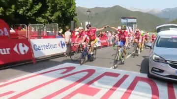 Subida a gran ritmo en Santo Toribio de Liébana