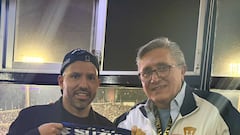 ‘Kun’ Agüero sorprende al ir a ver un juego de Pumas