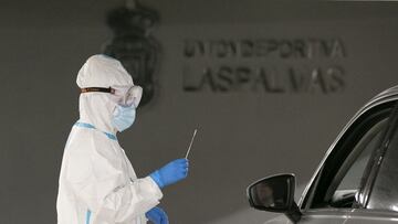 Entrenamiento de Las Palmas.