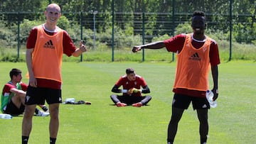 El buen ambiente ha reinado en el seno mirandesista en los entrenamientos previos al regreso a la competici&oacute;n.