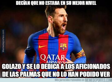 Los memes más divertidos del Barcelona-Las Palmas