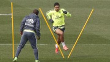 Casemiro se entrenó con sus compañeros