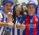 La fiesta de la Copa desde las 'Fan Zones' del Alavés y del Barça