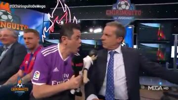 La canción de Roncero en la cara de Soria: "¿Dónde está CR7?