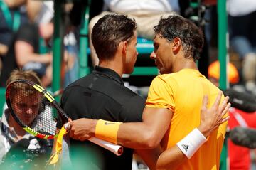 Rafael Nadal y Dominic Thiem.