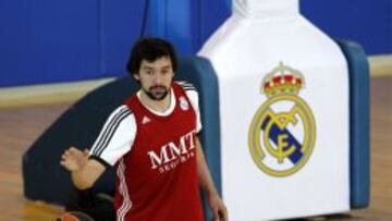 Sergio Llull, durante un entrenamiento.