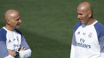 Pintus vuelve a Valdebebas tras su 'ruptura' con Zidane