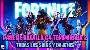 fortnite capitulo 4 temporada 2 mega pase de batalla skins recompensas