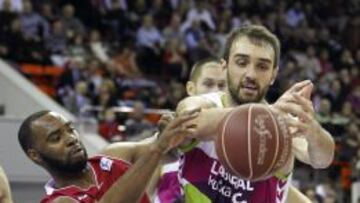 Markuz Landry y Mirza Begic.