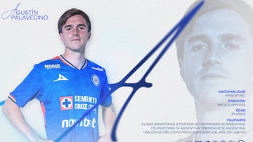 Cruz Azul hace oficial el fichaje de Agustín Palavecino para el Clausura 2026