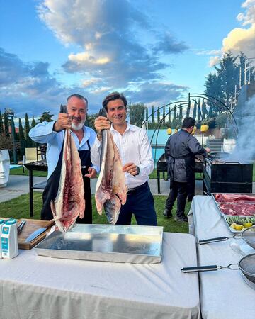 Rafa Nadal, Vinicius, Rodrigo, Alejandro Sanz... cenan junto a otros famosos