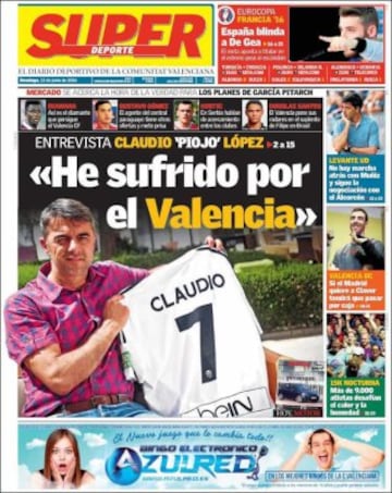 Portadas de la prensa mundial