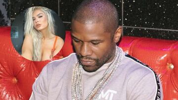 Imagen de Floyd Mayweather y Anna Monroe.