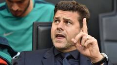 El entrenador argentino del Tottenham, Maruricio Pochettino, durante un partido.