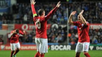 Rooney da la victoria a Inglaterra en su visita a Estonia