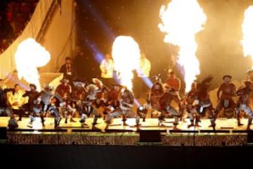 Inicio de la ceremonia de inauguración de Copa América Chile 2015