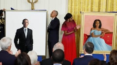 Obamas' White House portraits unveiled