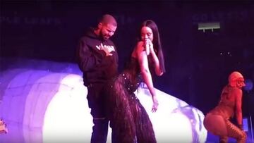 Rihanna vuelve a 'calentar' a Drake con su twerking