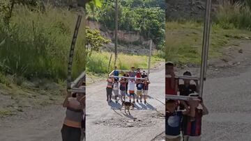 Vídeo: Niños se hacen viral por este gran gesto al querer jugar futbol