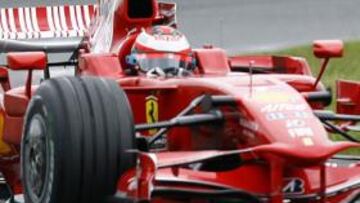 <strong>CONFIADO.</strong> Raikkonen está convencido de que Ferrari seguirá siendo el equipo a batir en el GP de Gran Bretaña.