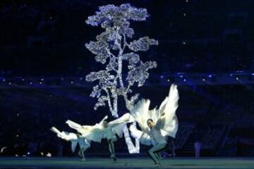 Ceremonia de clausura de los Juego Olímpicos de Invierno de Sochi 2014.