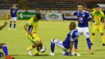 Millonarios perdió 1-0 contra Atlético Huila en partido correspondiente a la fecha 18 de la Liga Águila, disputado en el estadio Guillermo Plazas de Neiva.
