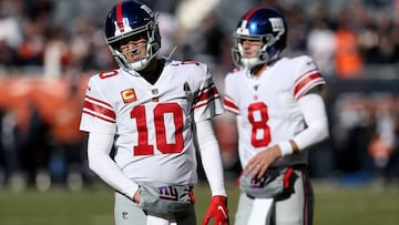 Philadelphia es el equipo al que más se ha enfrentado Manning en su carrera, al igual que Dallas, y mantiene una marca de 10-20 en sus 16 años con Giants.