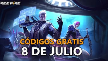 codigos gratis free fire sabado 8 julio