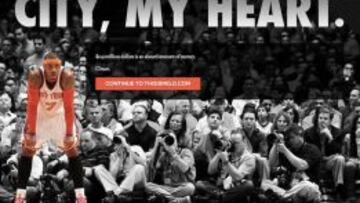 Carmelo sigue: "Al final, soy un New York Knick de corazón"