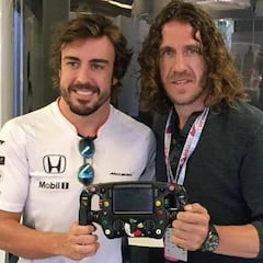 Puyol: “Alonso ganará en cuanto corra un poco el coche”