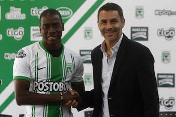 Geisson Perea se mostró feliz de llegar a Atlético Nacional. "Vengo a dar lo mejor de mí a uno de los equipos más grandes de Colombia", afirmó