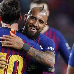 Arturo Vidal: "Entrenar con Lionel Messi es de locos"