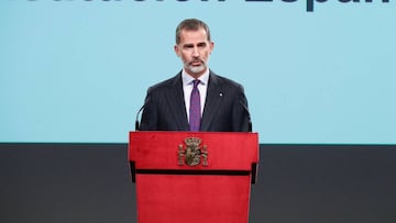 El Rey Felipe VI y la Princesa de Asturias inician la lectura de la Constituci&oacute;n con motivo del 40 aniversario de su aprobaci&oacute;n por el Congreso.