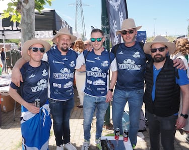 Gran ambiente minutos antes de la final de la Copa el Rey 2025 de rugby entre el Valladolid Rugby Asociación Club e Inexo El Salvador en el estadio José Zorrilla.