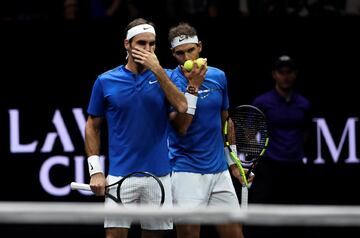 Federer y Nadal ganaron a Querrey y Sock.