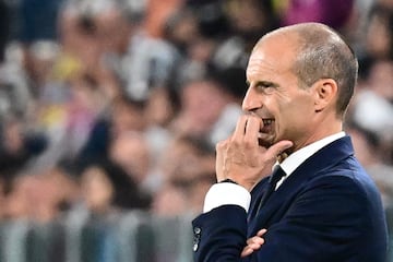 Juventus' Italian coach Massimiliano Allegri 